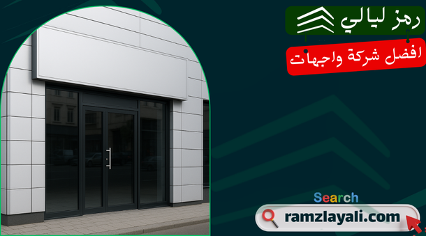 واجهات كلادينج للمحلات في الرياض